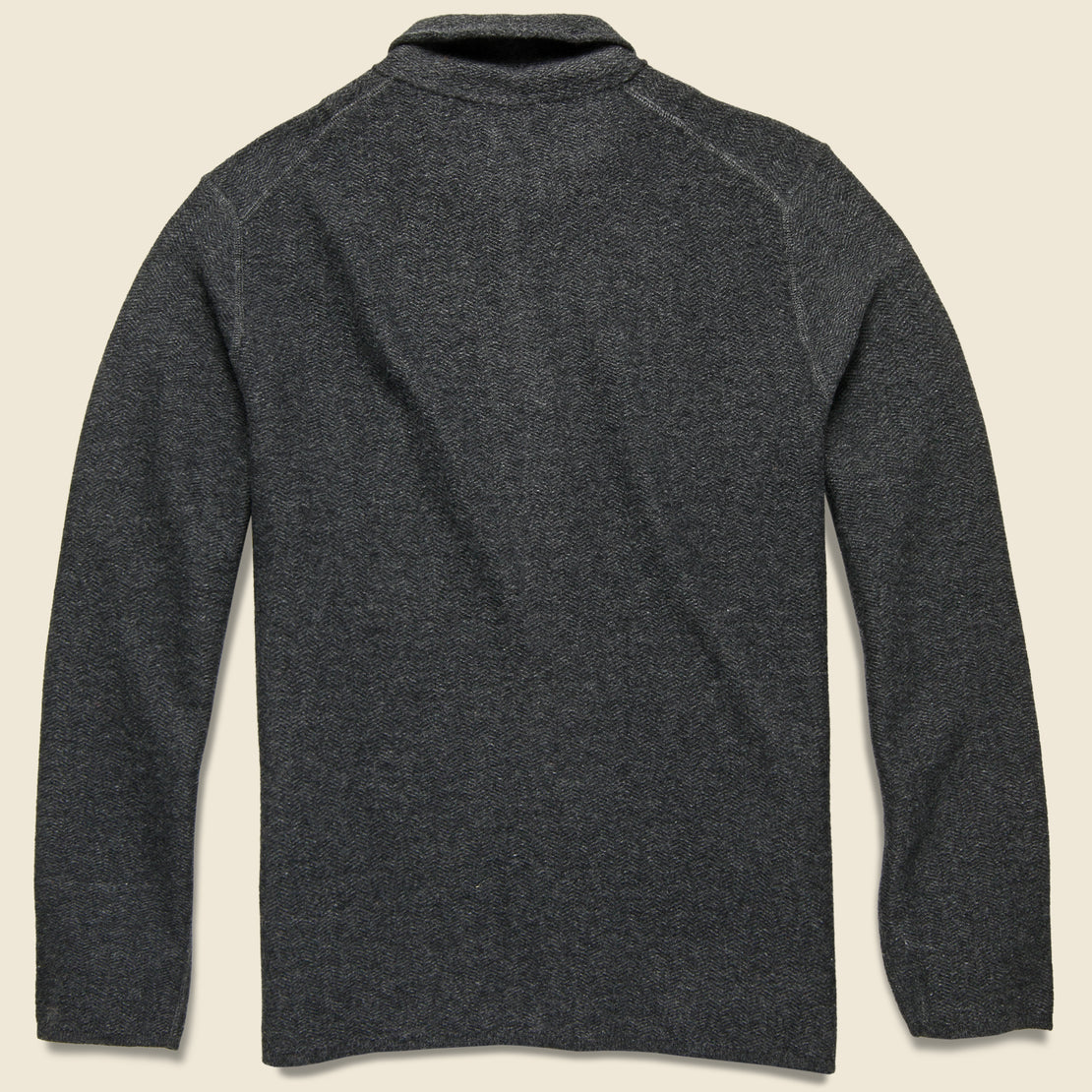Superfine Merino Jacket - Heather Charcoal - Alex Mill - STAG Provisions - Tops - Sweater