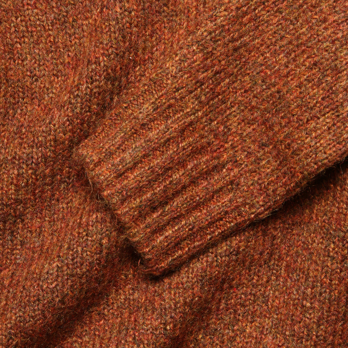 Fuzzy Raglan Crewneck Sweater - Toffee - Alex Mill - STAG Provisions - Tops - Sweater