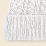 Cashmere Cable Beanie - Chalk - Alex Mill - STAG Provisions - Accessories - Hats