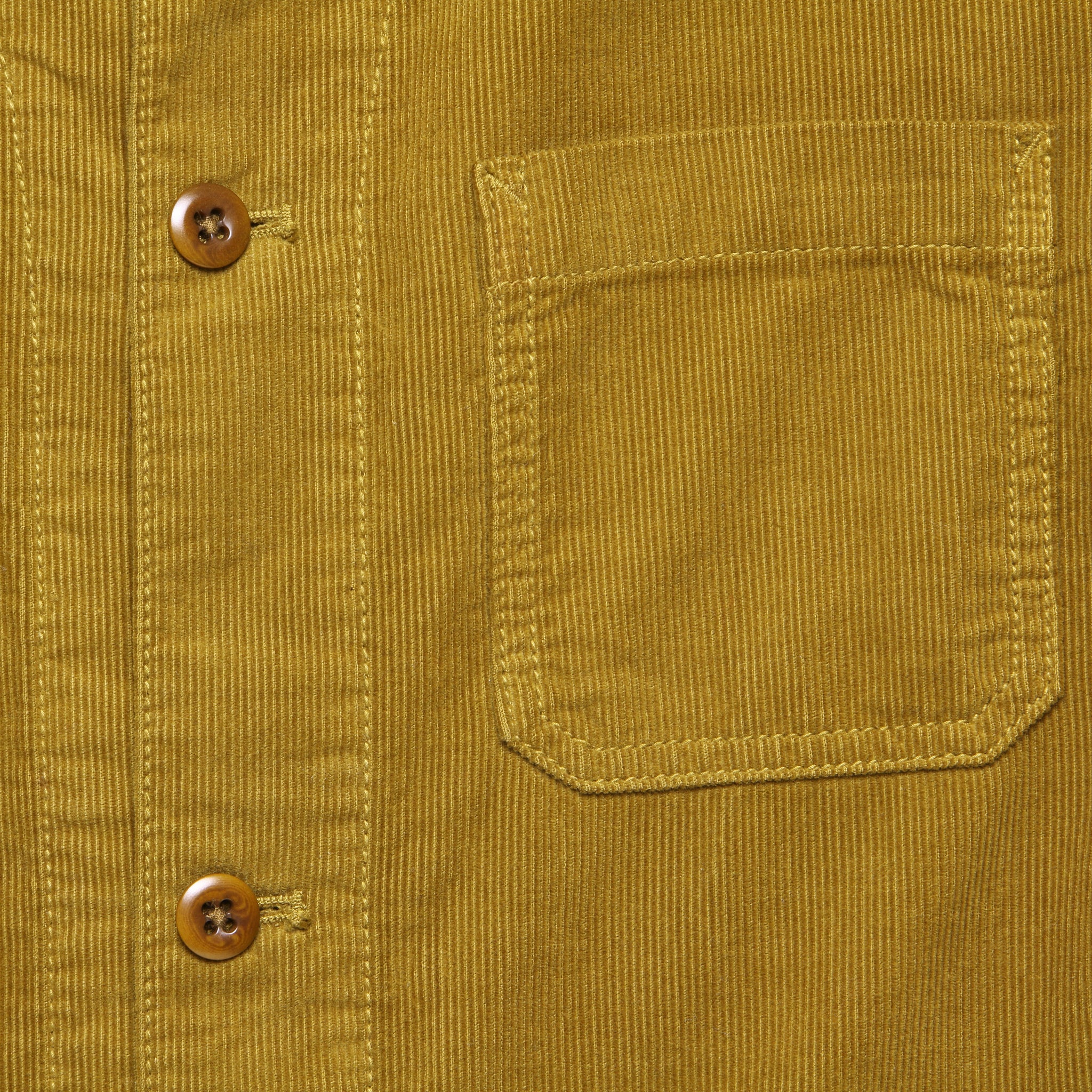 Fine Corduroy Work Jacket  - Golden Khaki - Alex Mill - STAG Provisions - Outerwear - Coat / Jacket