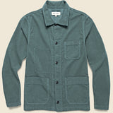 Fine Corduroy Work Jacket  - Dark Spruce - Alex Mill - STAG Provisions - Outerwear - Coat / Jacket