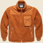 Sherpa Zip Jacket - Amber - Alex Mill - STAG Provisions - Outerwear - Coat / Jacket