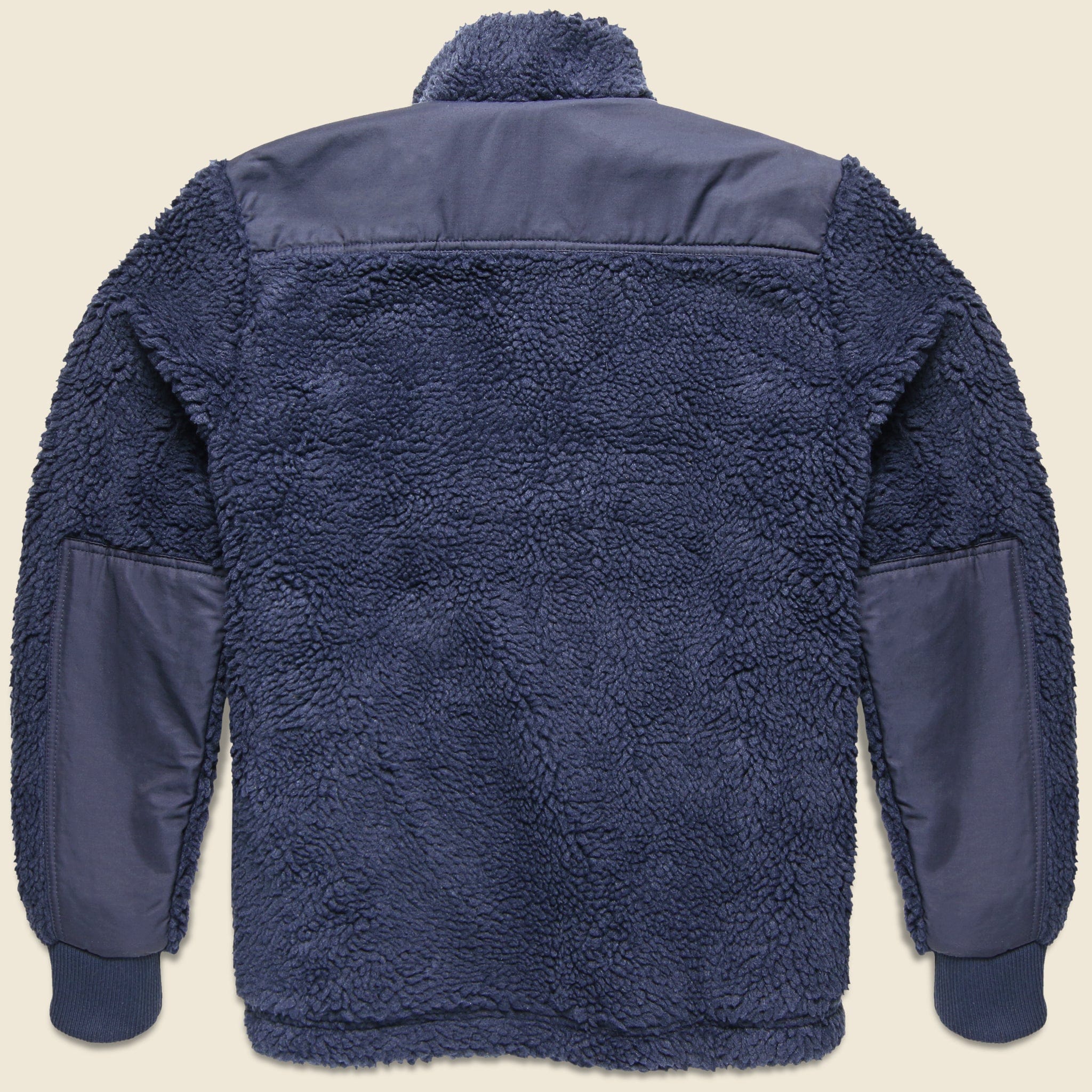 Sherpa Zip Jacket - Dark Navy - Alex Mill - STAG Provisions - Outerwear - Coat / Jacket