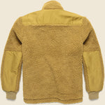 Sherpa Zip Jacket - Golden Khaki - Alex Mill - STAG Provisions - Outerwear - Coat / Jacket