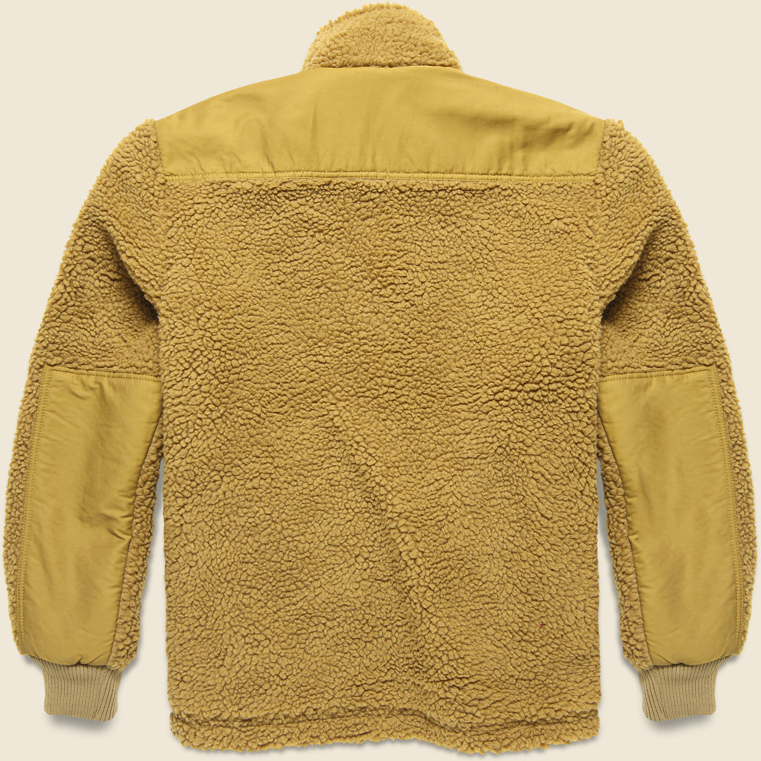 Sherpa Zip Jacket - Golden Khaki - Alex Mill - STAG Provisions - Outerwear - Coat / Jacket