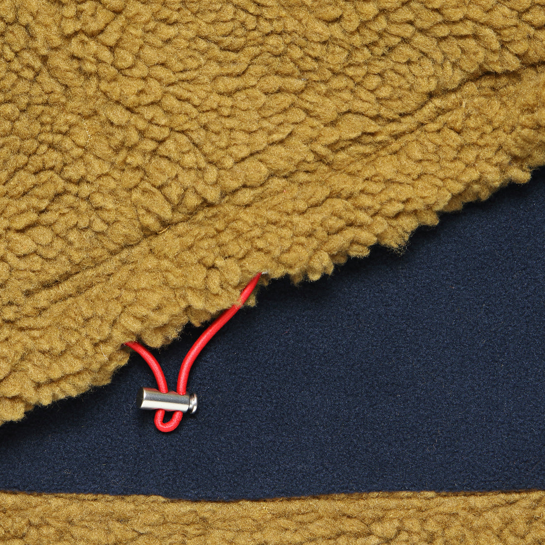 Sherpa Zip Jacket - Golden Khaki - Alex Mill - STAG Provisions - Outerwear - Coat / Jacket