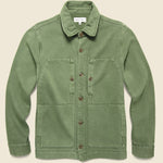 Fleece Utility Jacket - Thyme - Alex Mill - STAG Provisions - Outerwear - Coat / Jacket