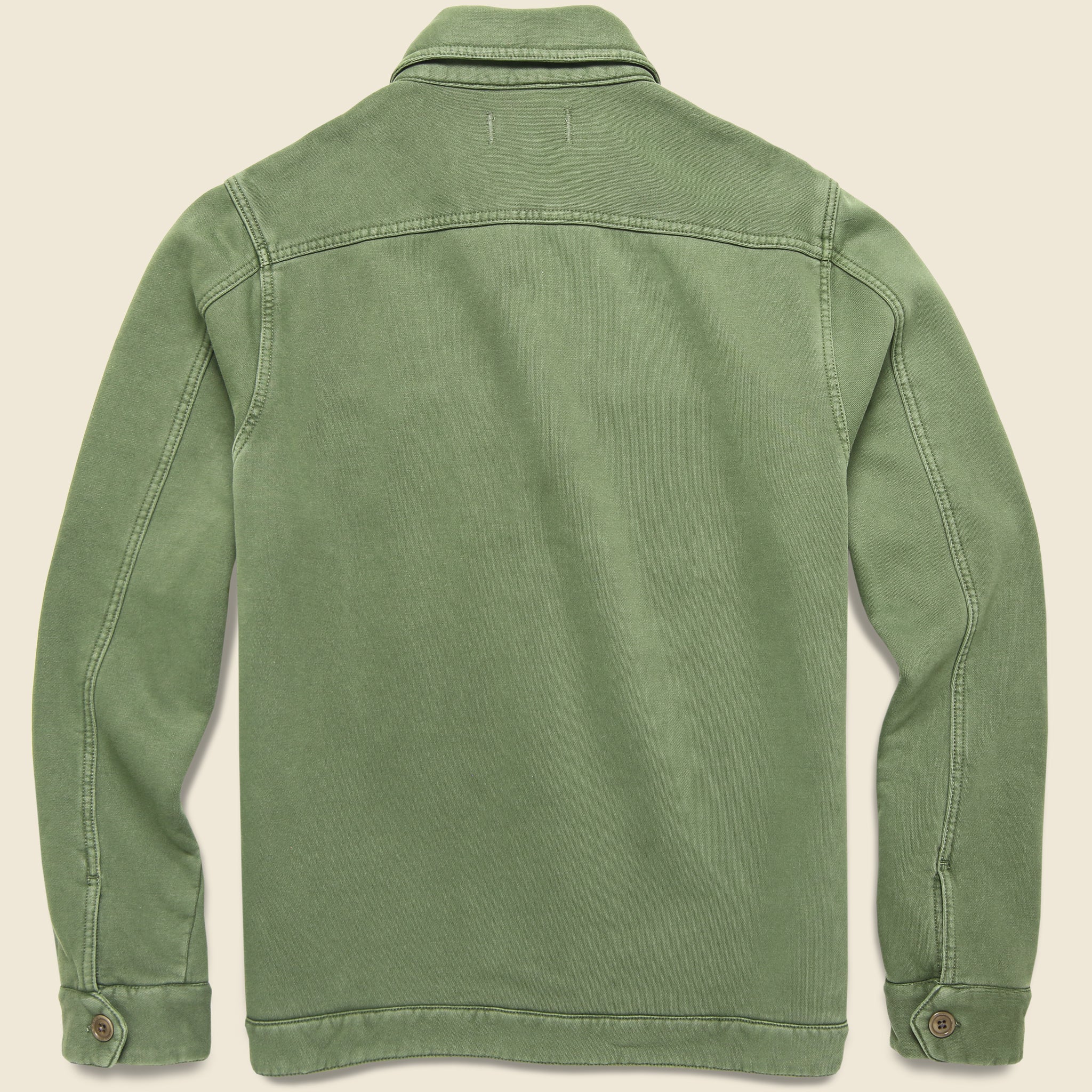 Fleece Utility Jacket - Thyme - Alex Mill - STAG Provisions - Outerwear - Coat / Jacket