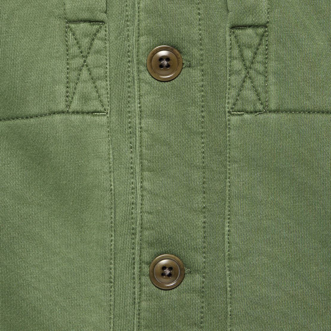 Fleece Utility Jacket - Thyme - Alex Mill - STAG Provisions - Outerwear - Coat / Jacket