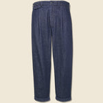 Denim Standard Pleated Pant - Indigo - Alex Mill - STAG Provisions - Pants - Denim