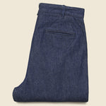Denim Standard Pleated Pant - Indigo - Alex Mill - STAG Provisions - Pants - Denim