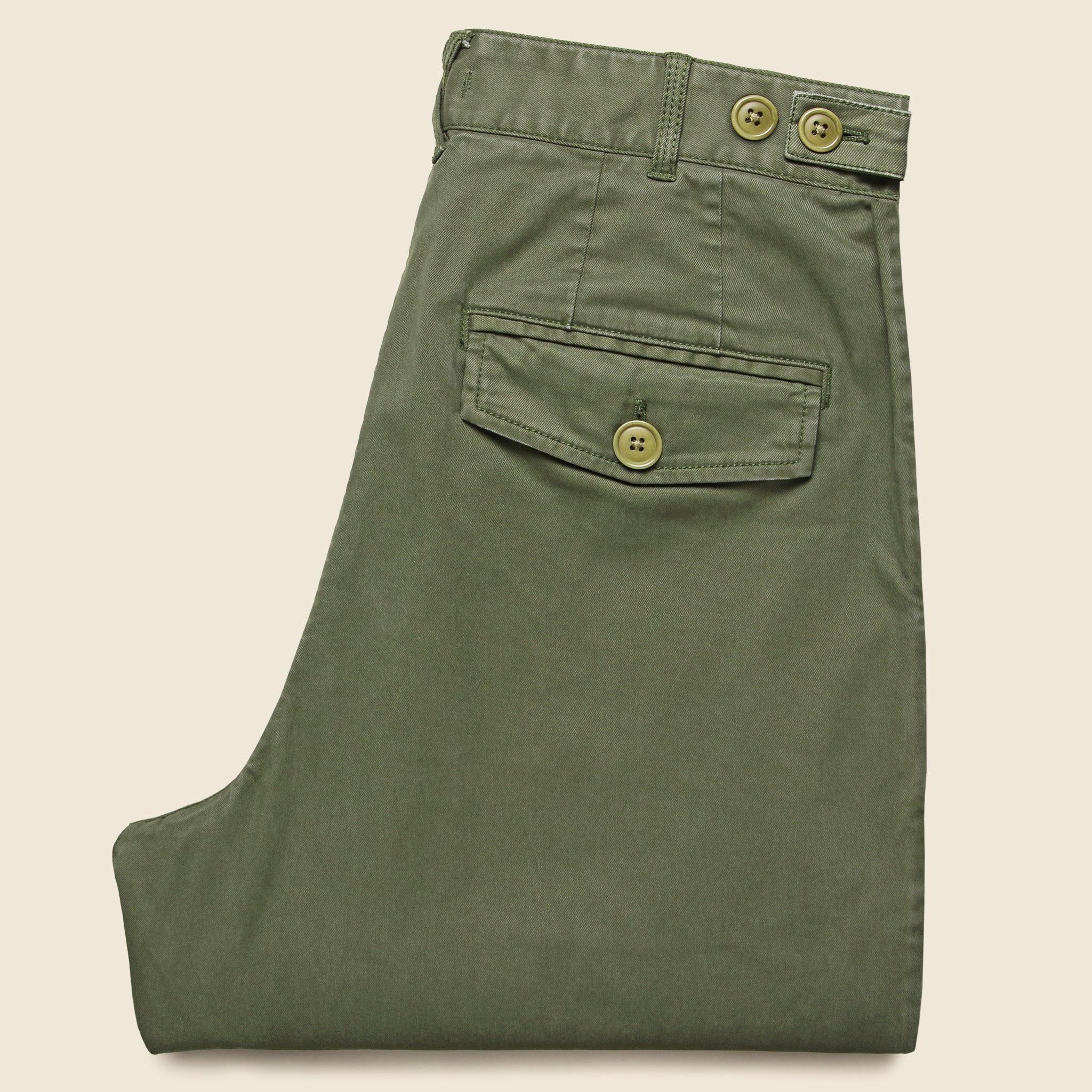 
                          Mill Chino - Military Olive - Alex Mill - STAG Provisions - Pants - Twill
                        