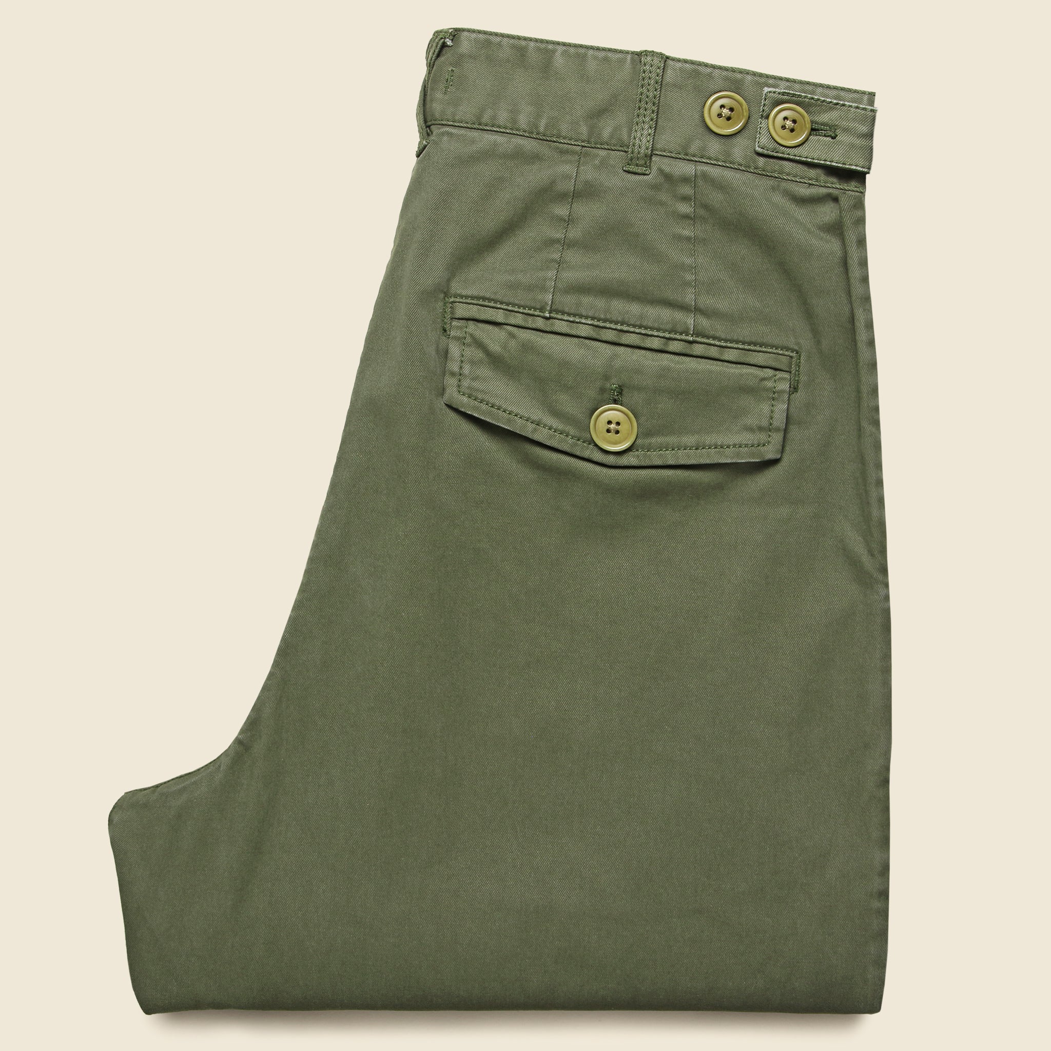 Mill Chino - Military Olive - Alex Mill - STAG Provisions - Pants - Twill