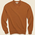 Garment Dyed Crewneck Sweatshirt - Amber - Alex Mill - STAG Provisions - Tops - Fleece / Sweatshirt