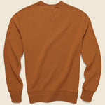 Garment Dyed Crewneck Sweatshirt - Amber - Alex Mill - STAG Provisions - Tops - Fleece / Sweatshirt