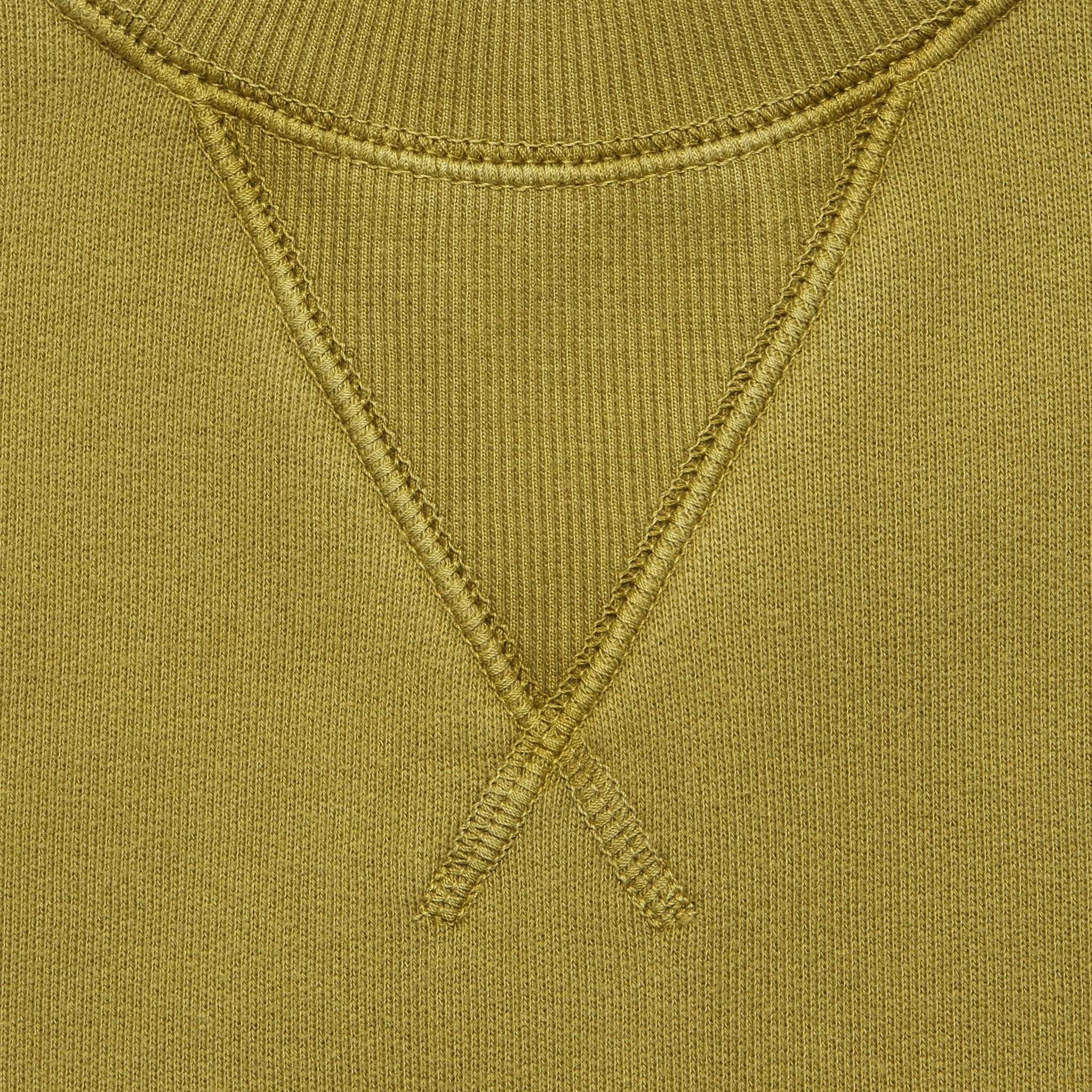 
                          Garment Dyed Crewneck Sweatshirt - Golden Olive - Alex Mill - STAG Provisions - Tops - Fleece / Sweatshirt
                        