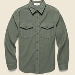 Chamois Frontier Shirt - Thyme - Alex Mill - STAG Provisions - Tops - L/S Woven - Solid