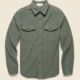 Chamois Frontier Shirt - Thyme - Alex Mill - STAG Provisions - Tops - L/S Woven - Solid