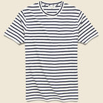 Stripe Slub Pocket Tee - Navy/Off White - Alex Mill - STAG Provisions - Tops - S/S Tee