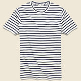 Stripe Slub Pocket Tee - Navy/Off White - Alex Mill - STAG Provisions - Tops - S/S Tee