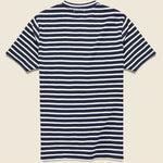 Stripe Slub Pocket Tee - Natural/Navy - Alex Mill - STAG Provisions - Tops - S/S Tee