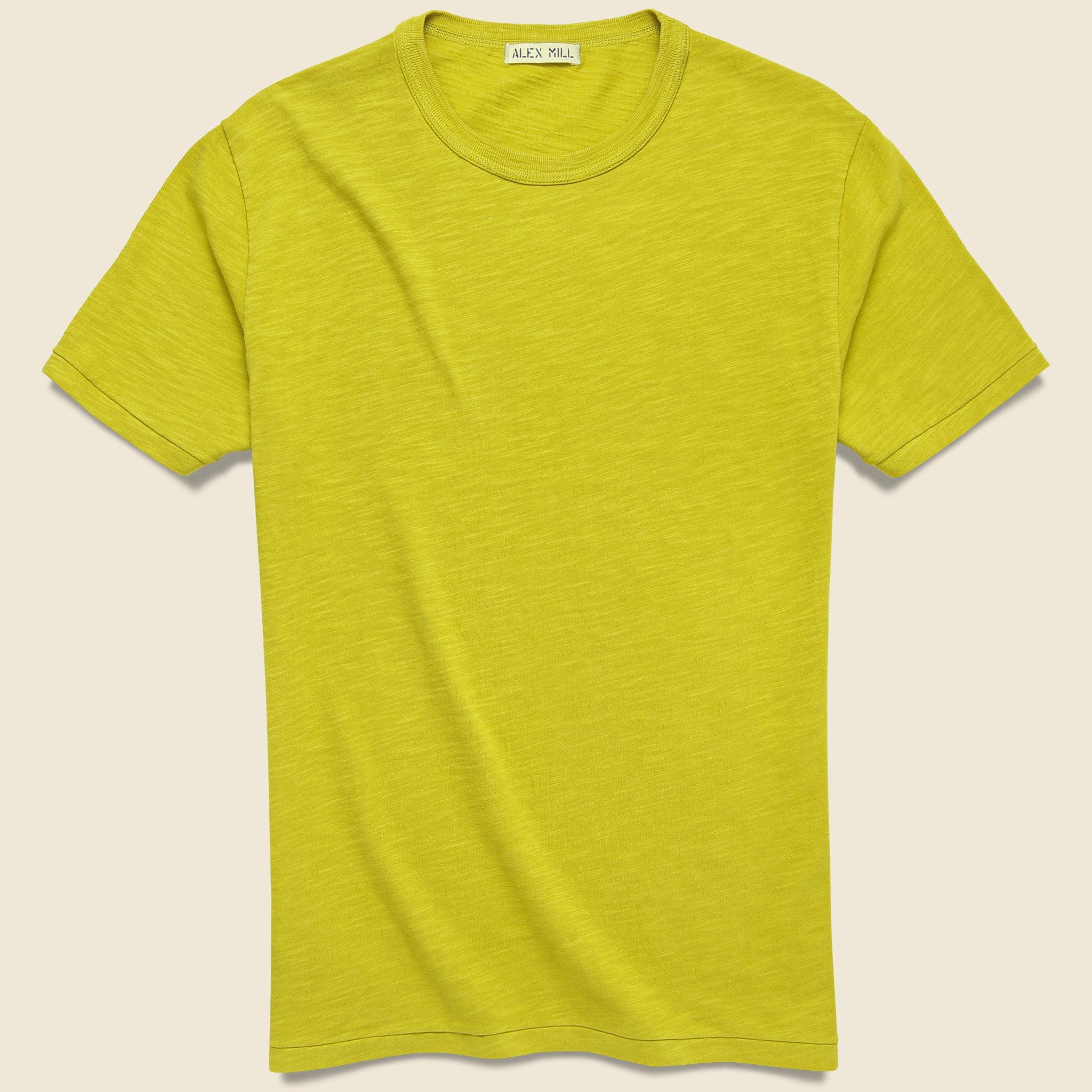 Standard Crew Tee - Yellow Sapphire - Alex Mill - STAG Provisions - Tops - S/S Tee