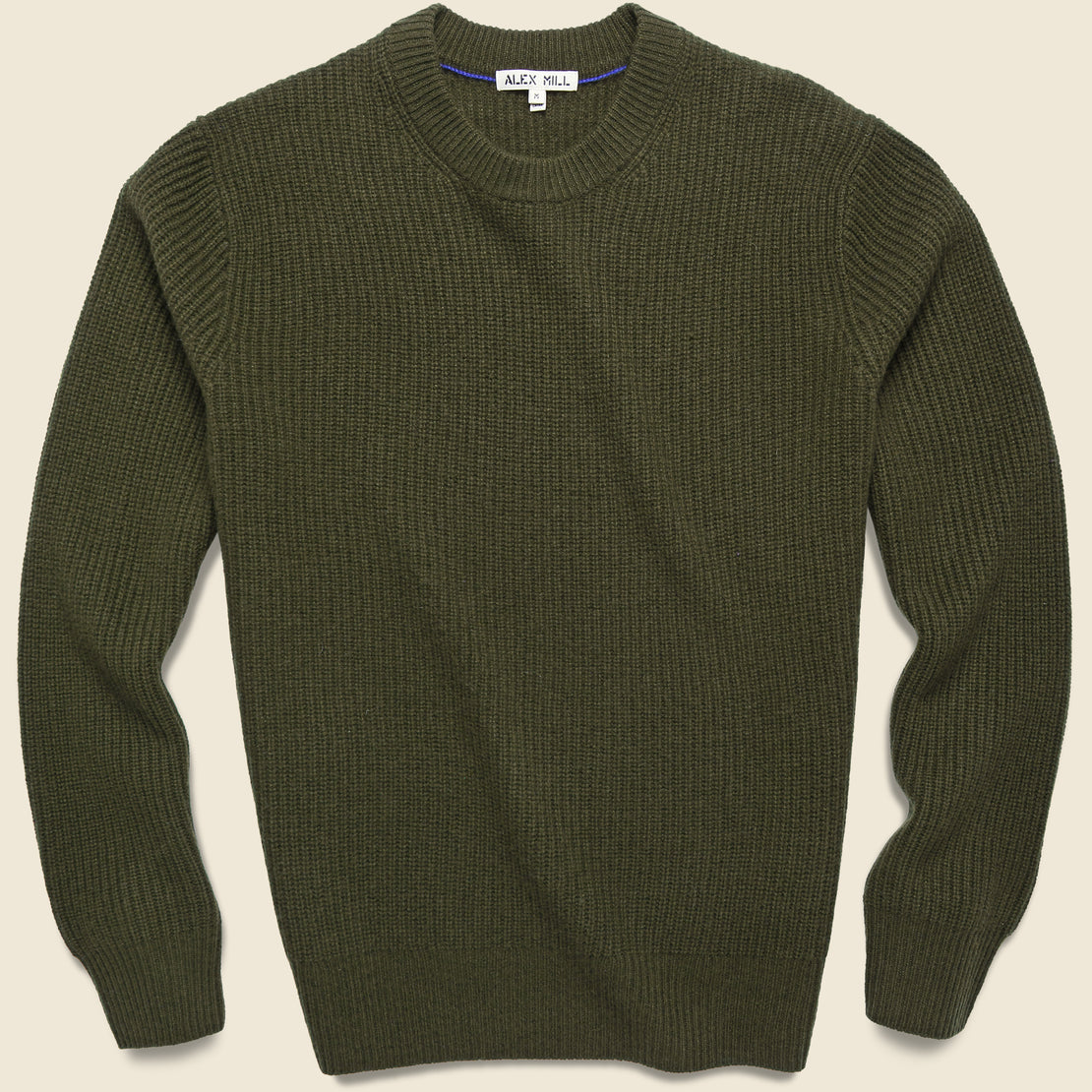 Alex Mill Cashmere Jordan Sweater - Deep Olive