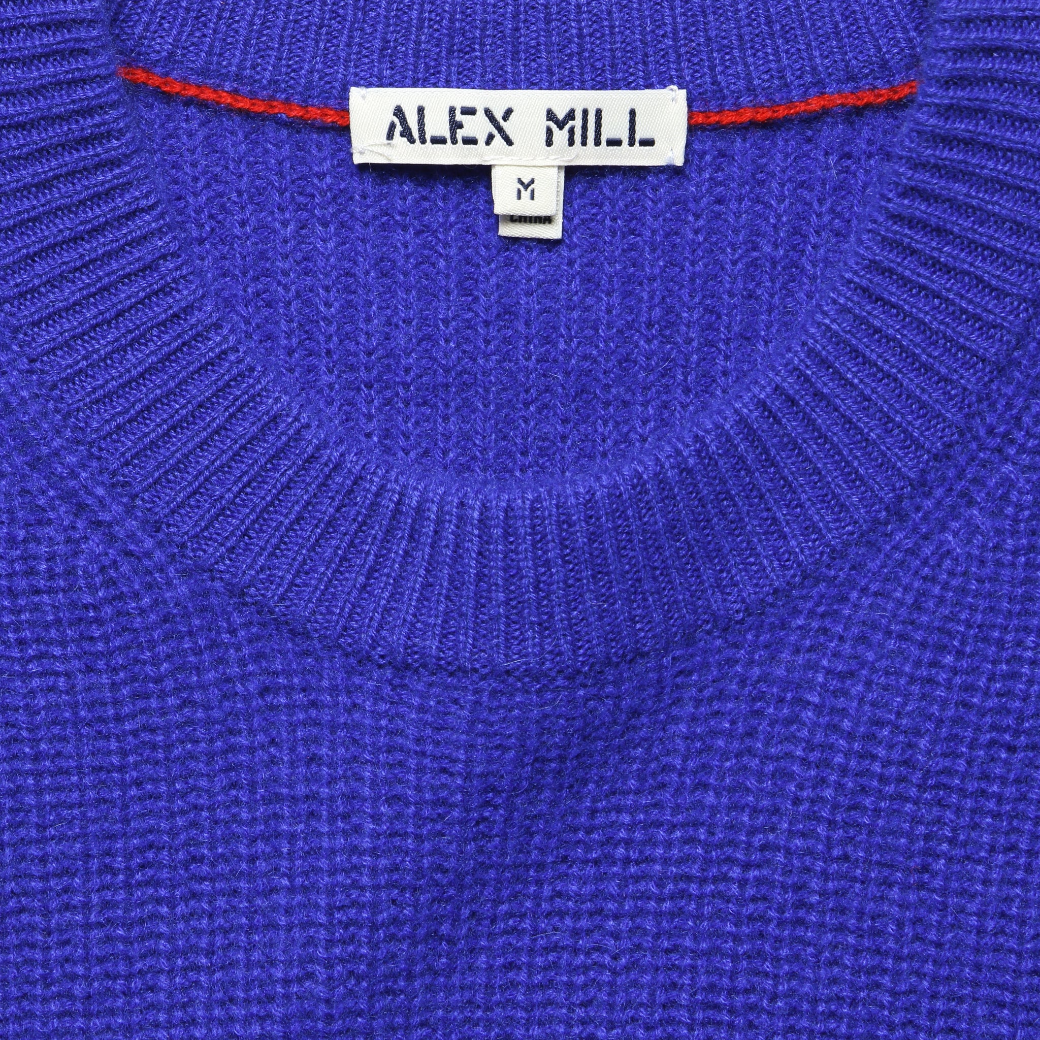 Cashmere Jordan Sweater - Cobalt - Alex Mill - STAG Provisions - Tops - Sweater