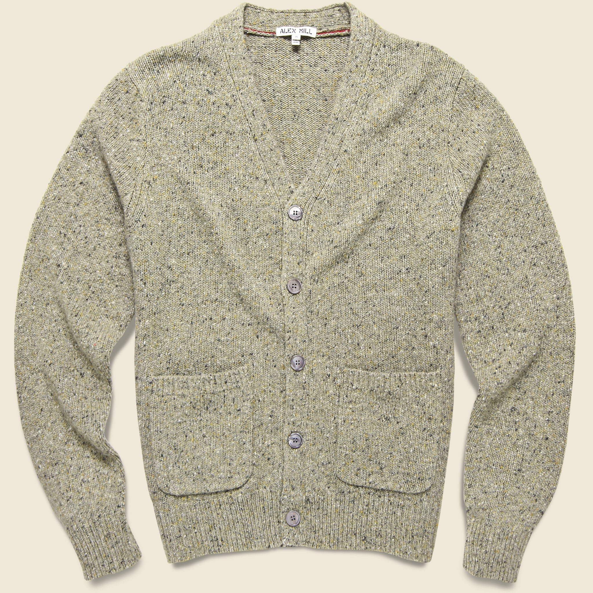 Donegal Cardigan - Grassland - Alex Mill - STAG Provisions - Tops - Sweater