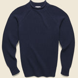 Alex Roll Neck - Dark Navy - Alex Mill - STAG Provisions - Tops - Sweater