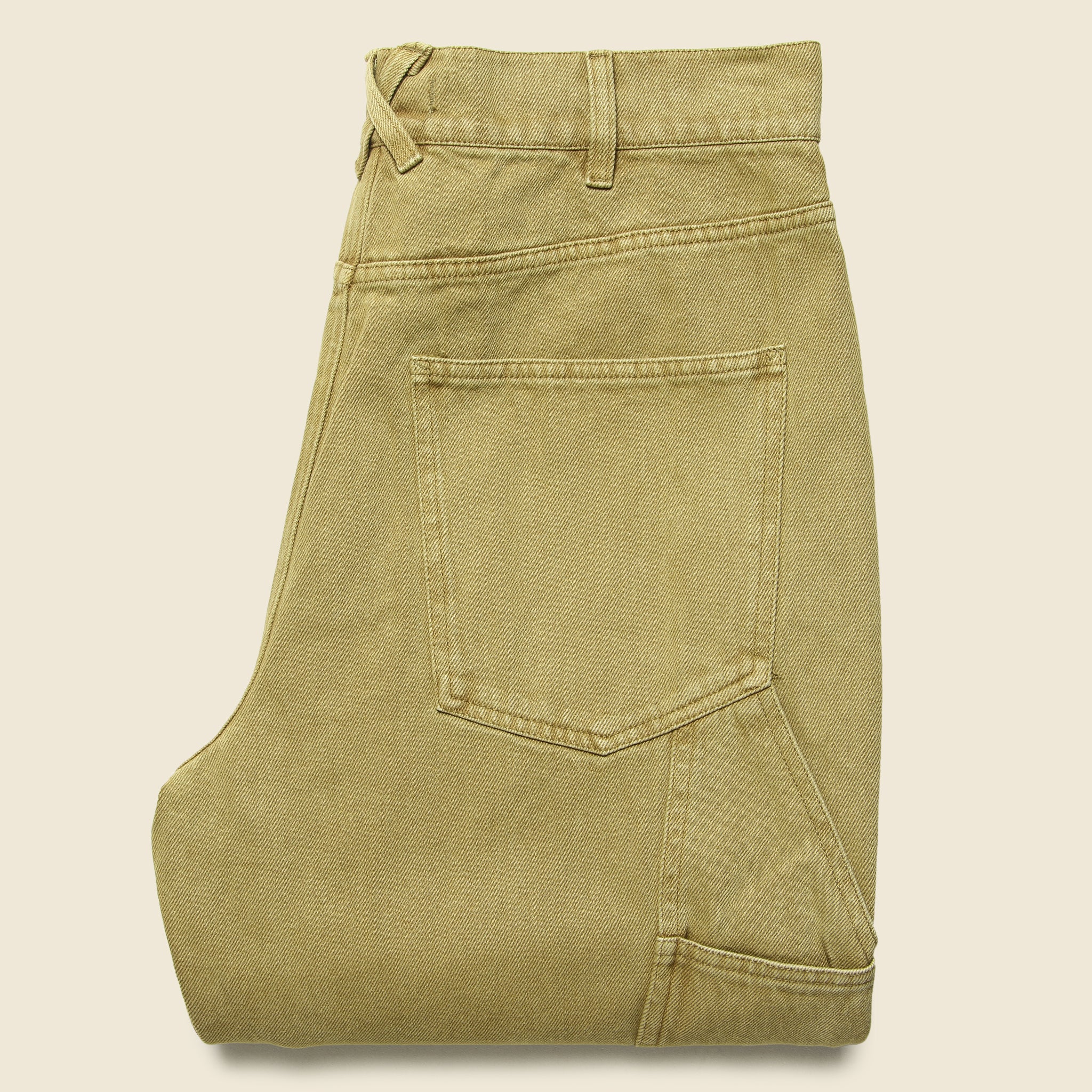Recycled Denim Painter Pant - Khaki - Alex Mill - STAG Provisions - Pants - Denim