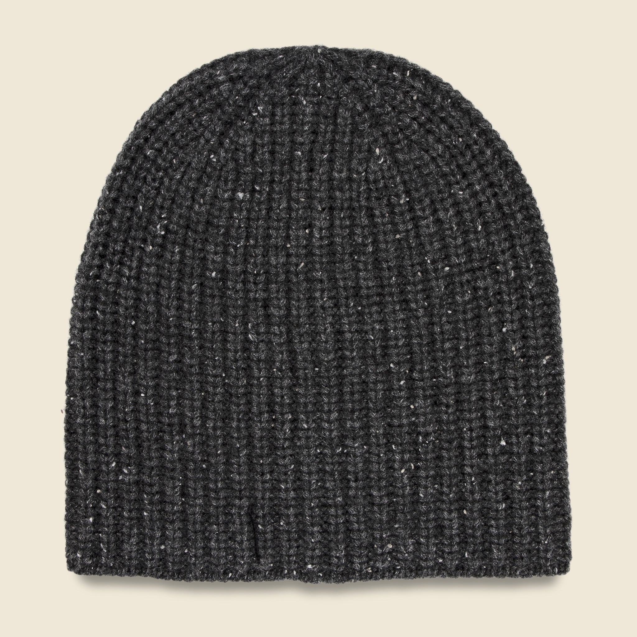 Cashmere Donegal Beanie - Charcoal - Alex Mill - STAG Provisions - Accessories - Hats