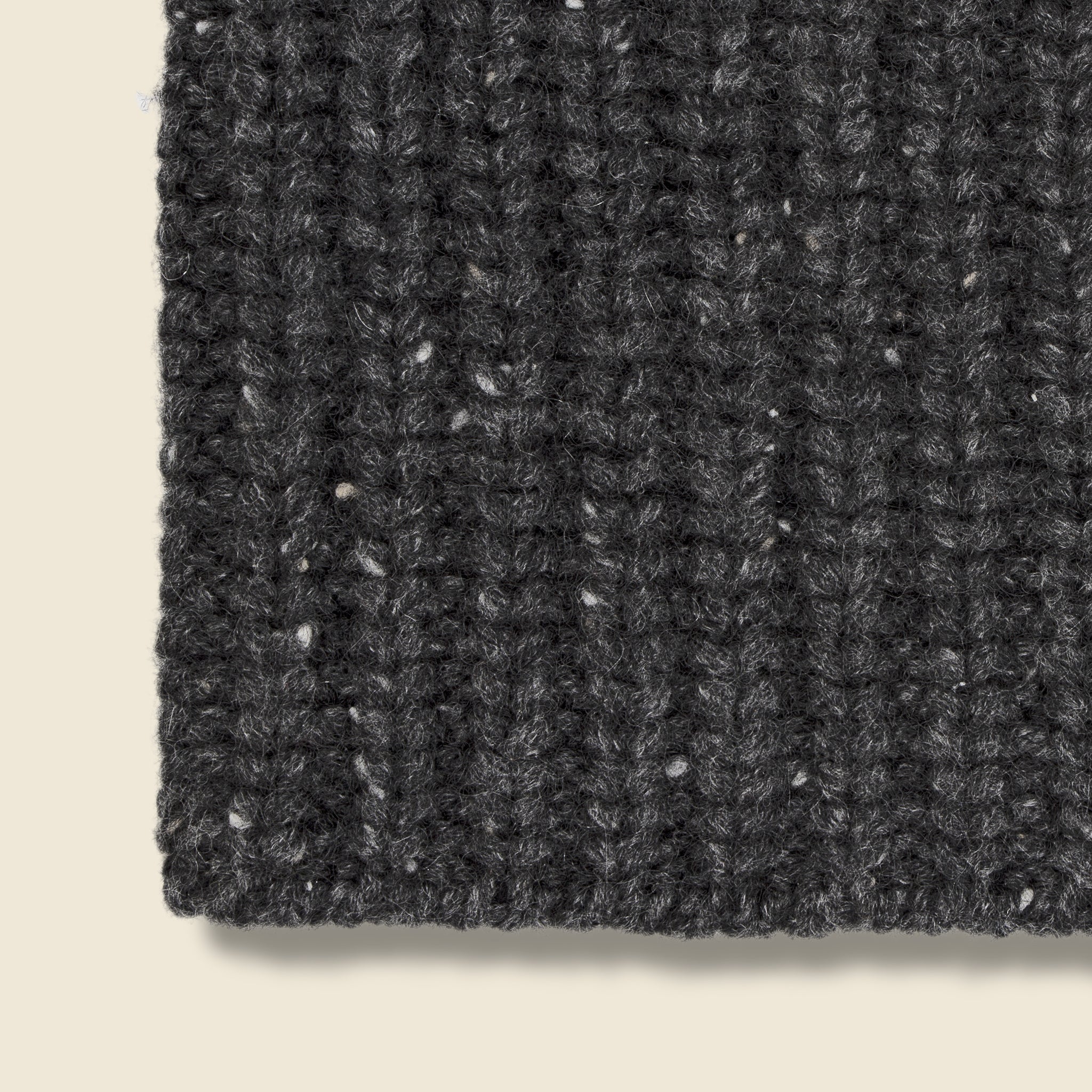 Cashmere Donegal Beanie - Charcoal - Alex Mill - STAG Provisions - Accessories - Hats
