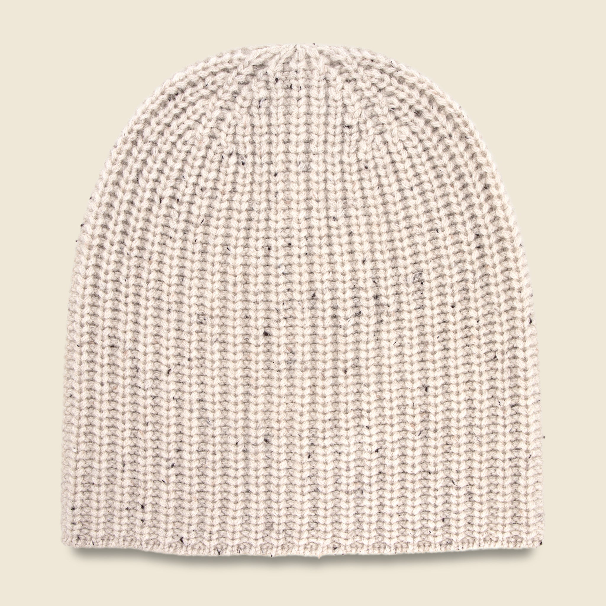 Cashmere Donegal Beanie - Creme - Alex Mill - STAG Provisions - Accessories - Hats