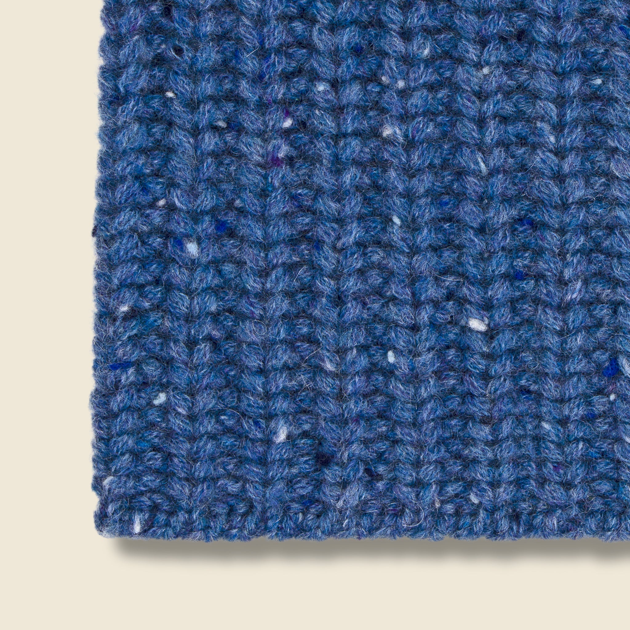 
                          Cashmere Donegal Beanie - Blue - Alex Mill - STAG Provisions - Accessories - Hats
                        