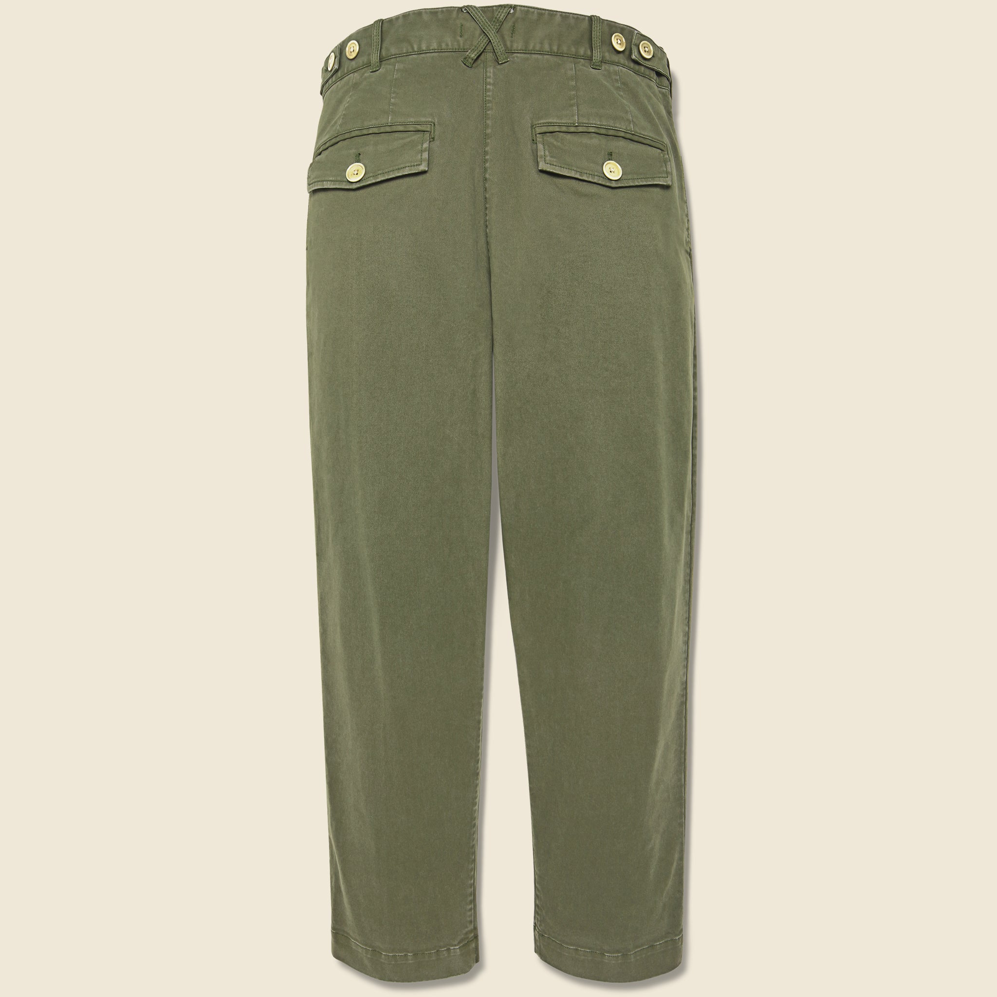 
                          Flat Front Chino - Military Olive - Alex Mill - STAG Provisions - Pants - Twill
                        