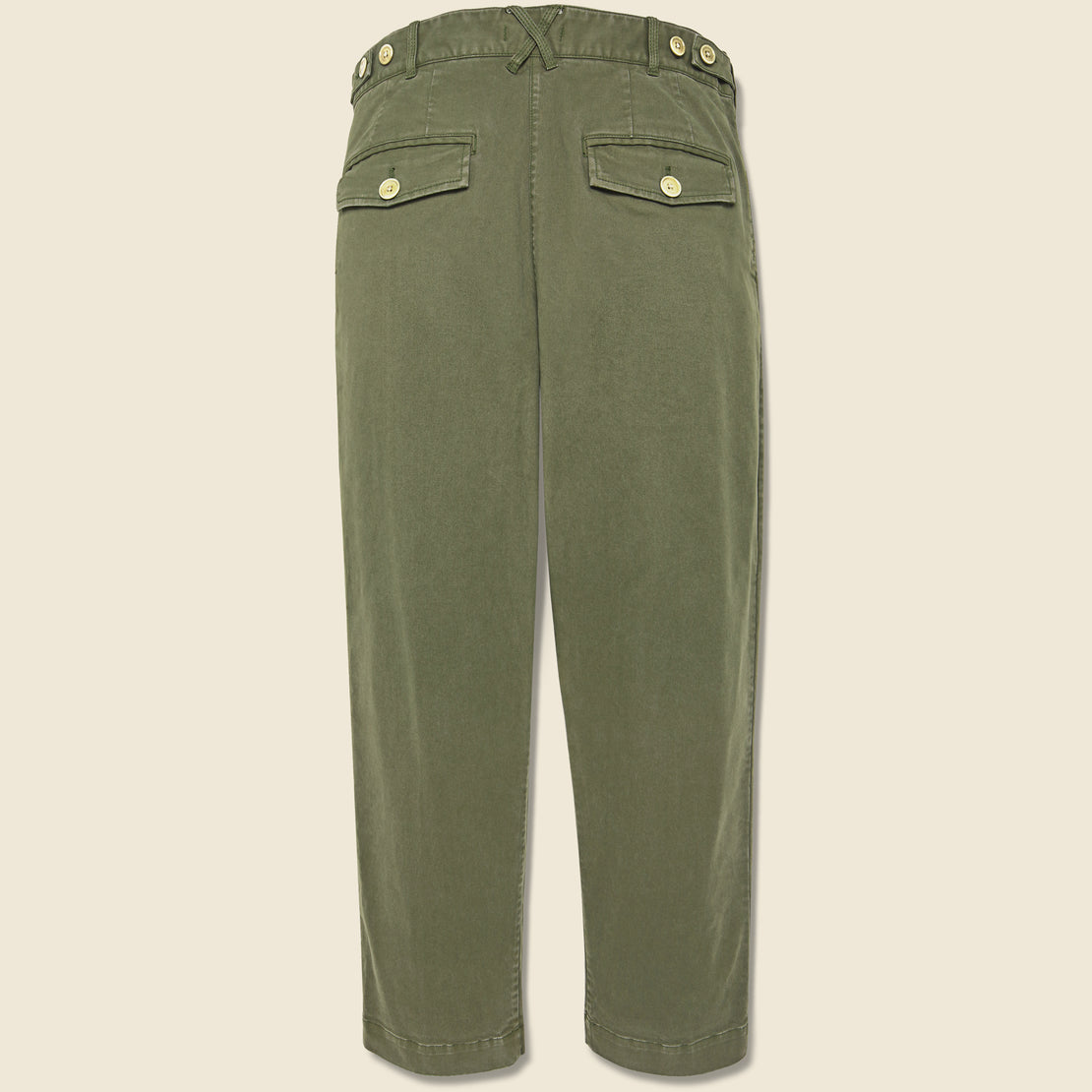 Flat Front Chino - Military Olive - Alex Mill - STAG Provisions - Pants - Twill