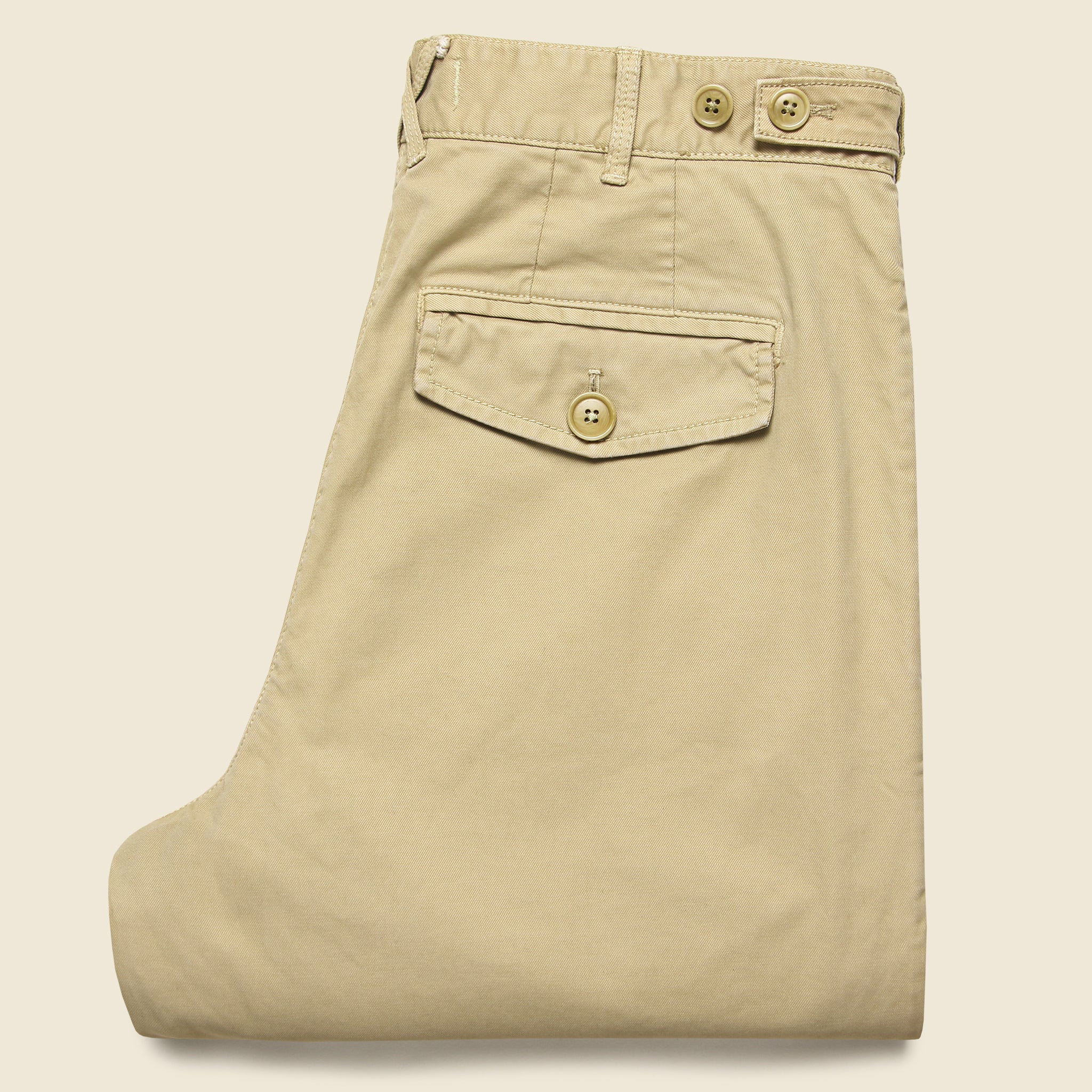 Flat Front Chino - Vintage Khaki - Alex Mill - STAG Provisions - Pants - Twill