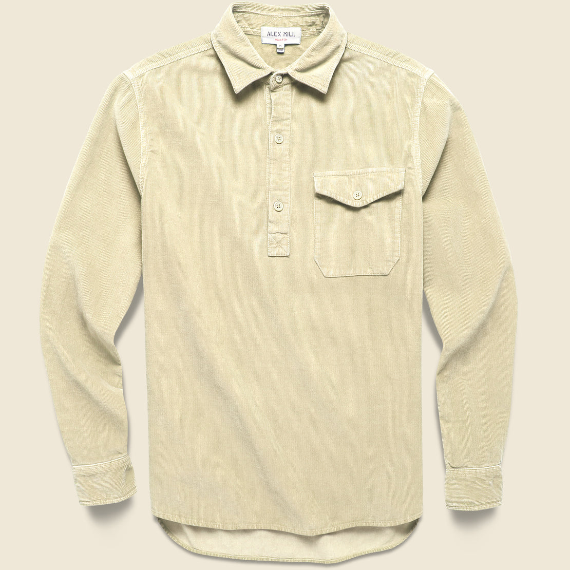 Alex Mill Popover Cord Shirt - Putty