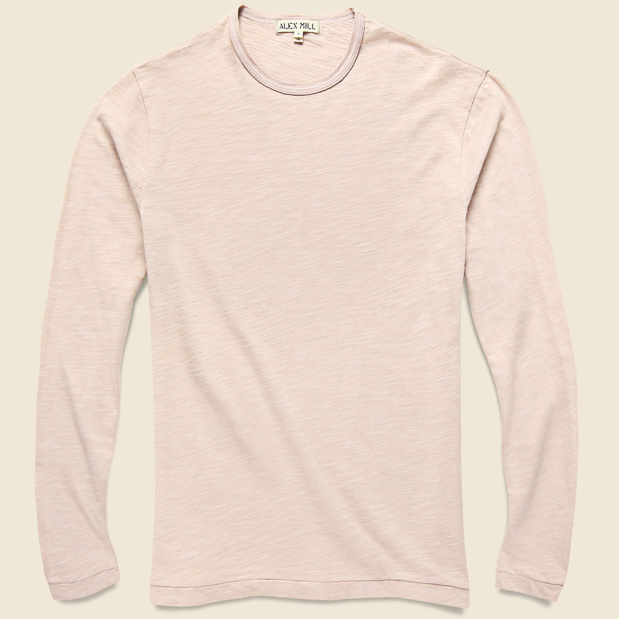 Standard Slub Crew Tee - Pink Haze - Alex Mill - STAG Provisions - Tops - L/S Tee