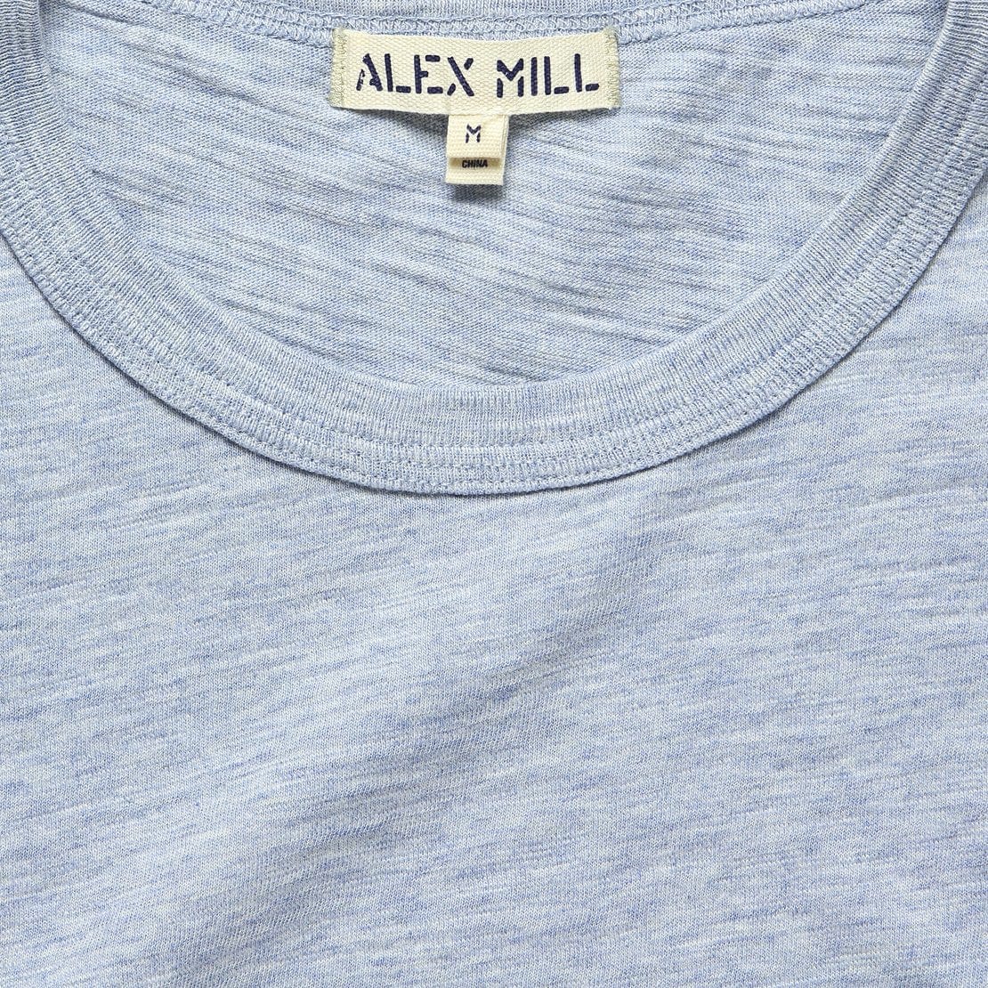 
                          Standard Crew Tee - Heather Sky - Alex Mill - STAG Provisions - Tops - S/S Tee
                        