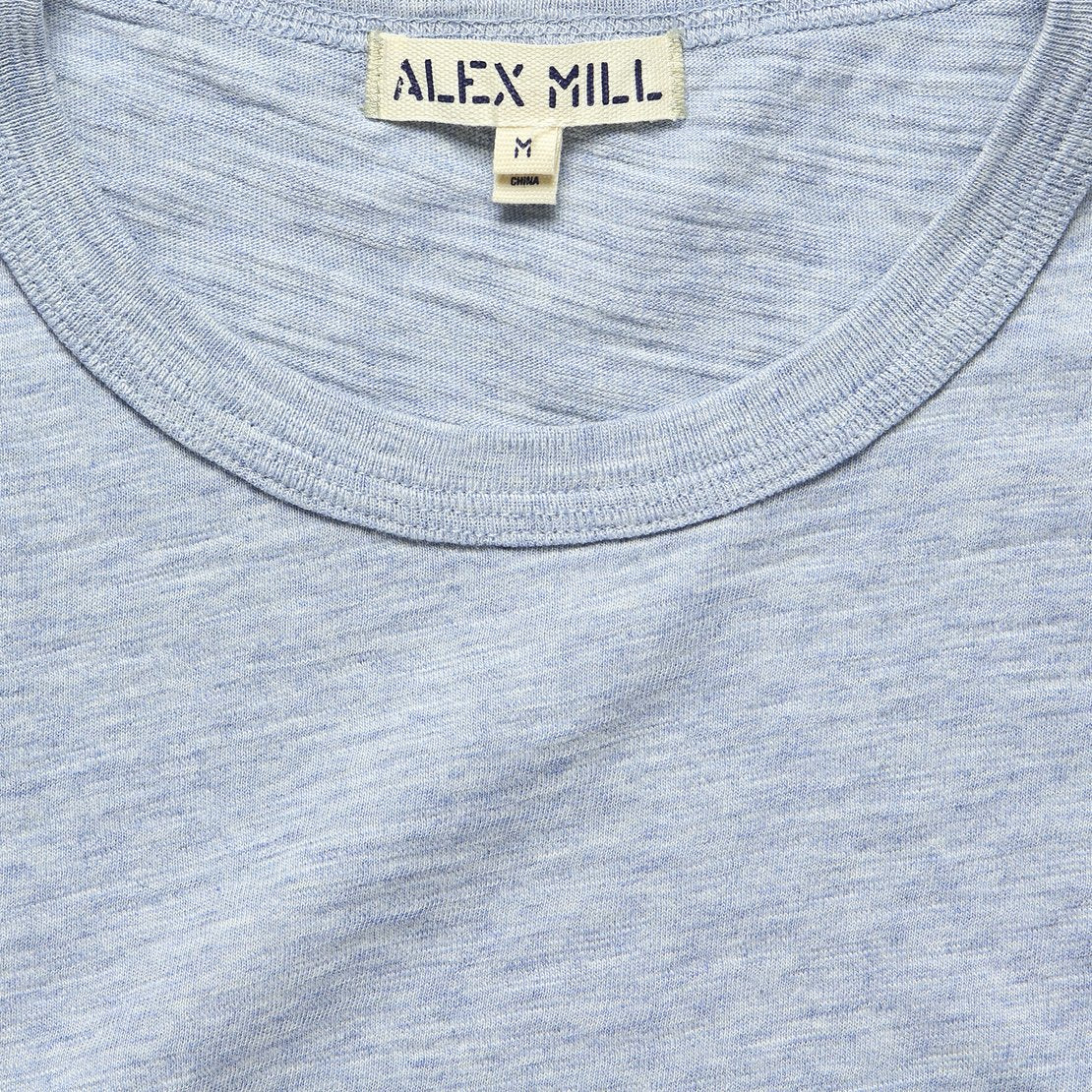 Standard Crew Tee - Heather Sky - Alex Mill - STAG Provisions - Tops - S/S Tee