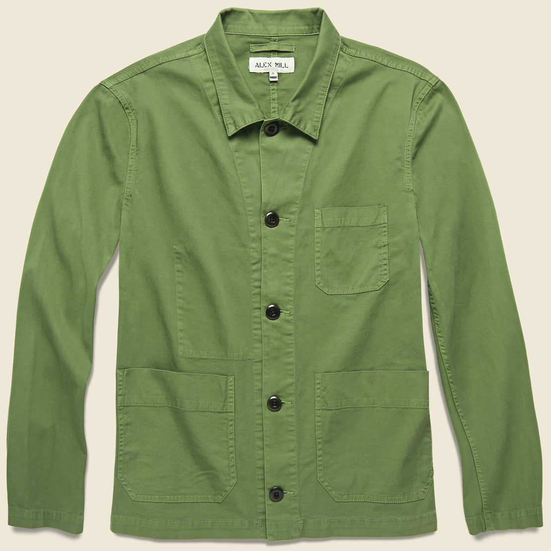 Alex Mill Cotton Shirt Jacket - Army Green