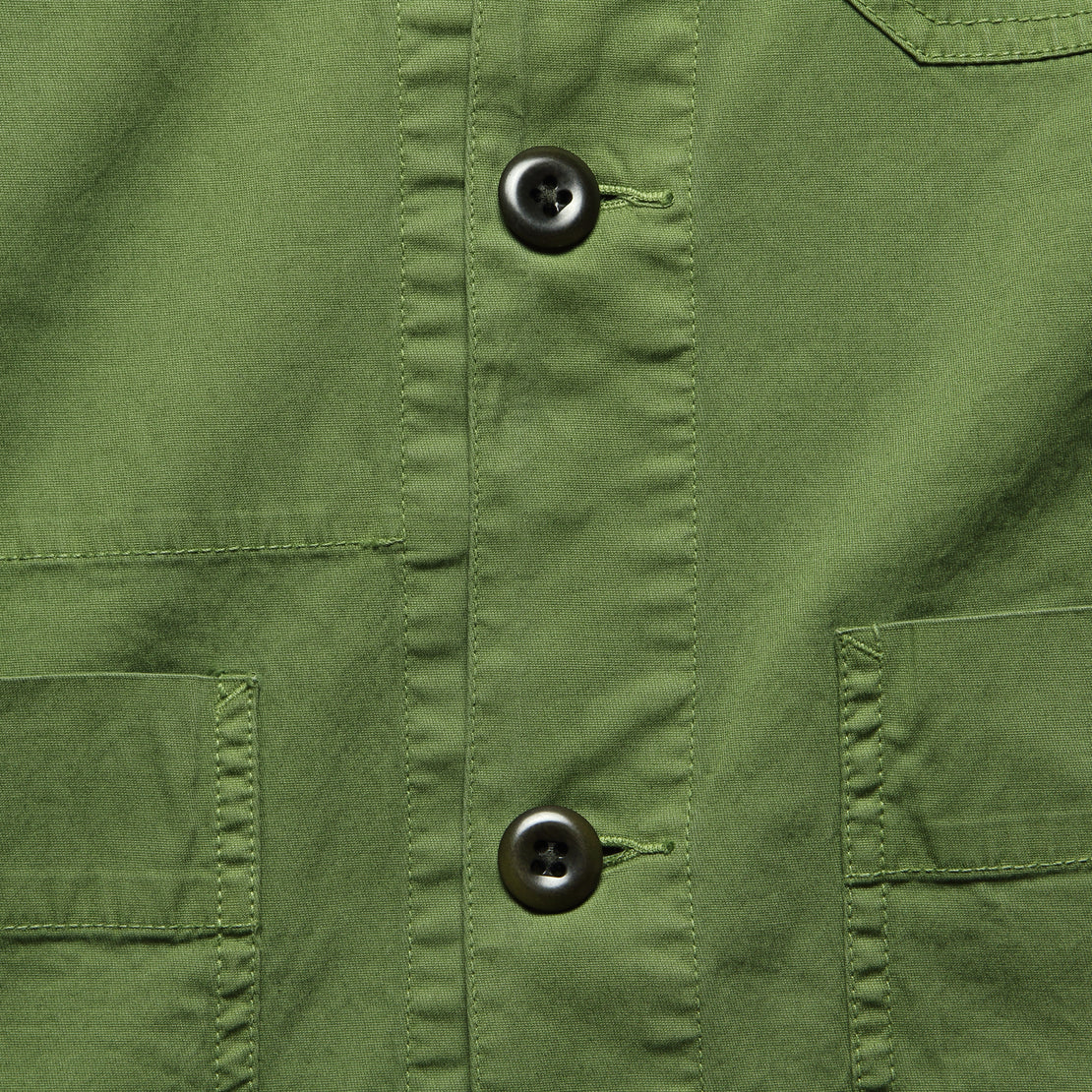 Cotton Shirt Jacket - Army Green - Alex Mill - STAG Provisions - Outerwear - Shirt Jacket