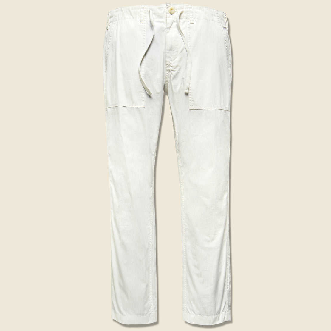 Alex Mill Ripstock Dock Pant - Off White