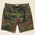 Pull On Short - Tropical Camo - Alex Mill - STAG Provisions - Shorts - Printed