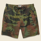 Pull On Short - Tropical Camo - Alex Mill - STAG Provisions - Shorts - Printed