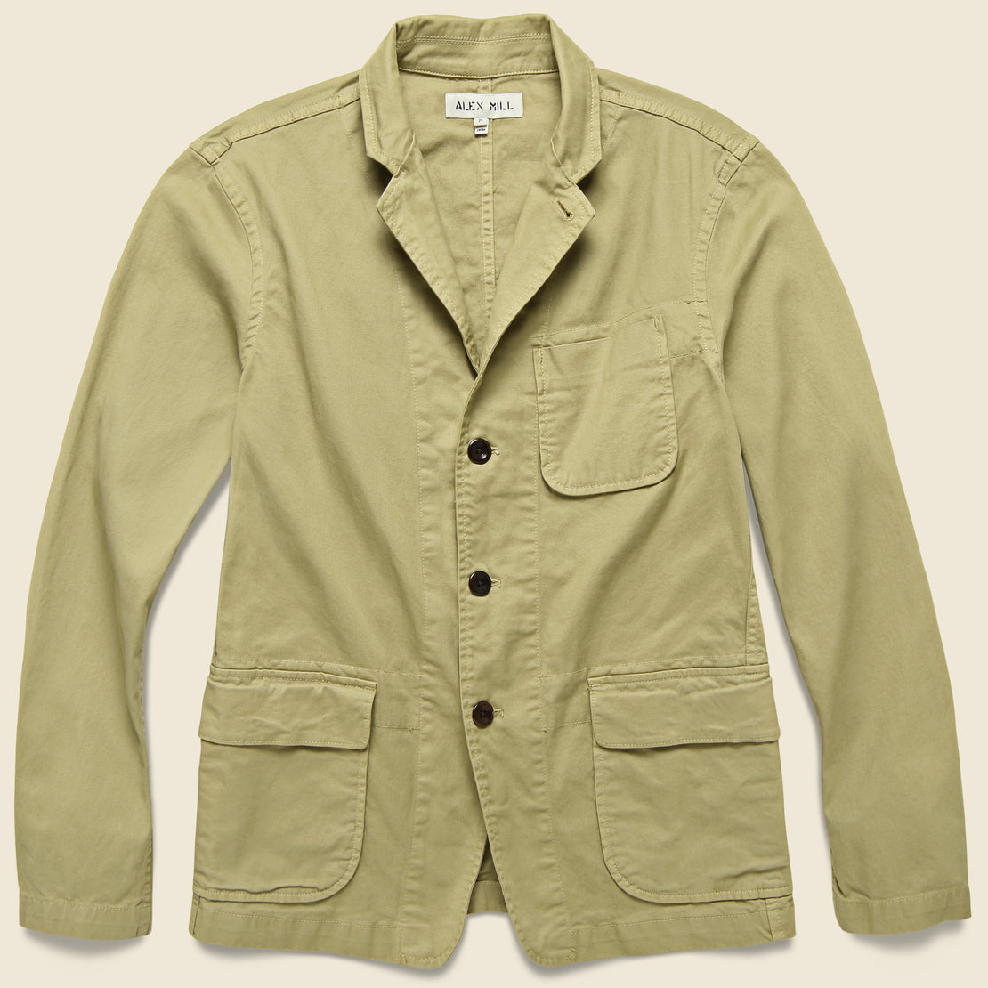 Alex Mill Twill Sack Jacket - Vintage Khaki