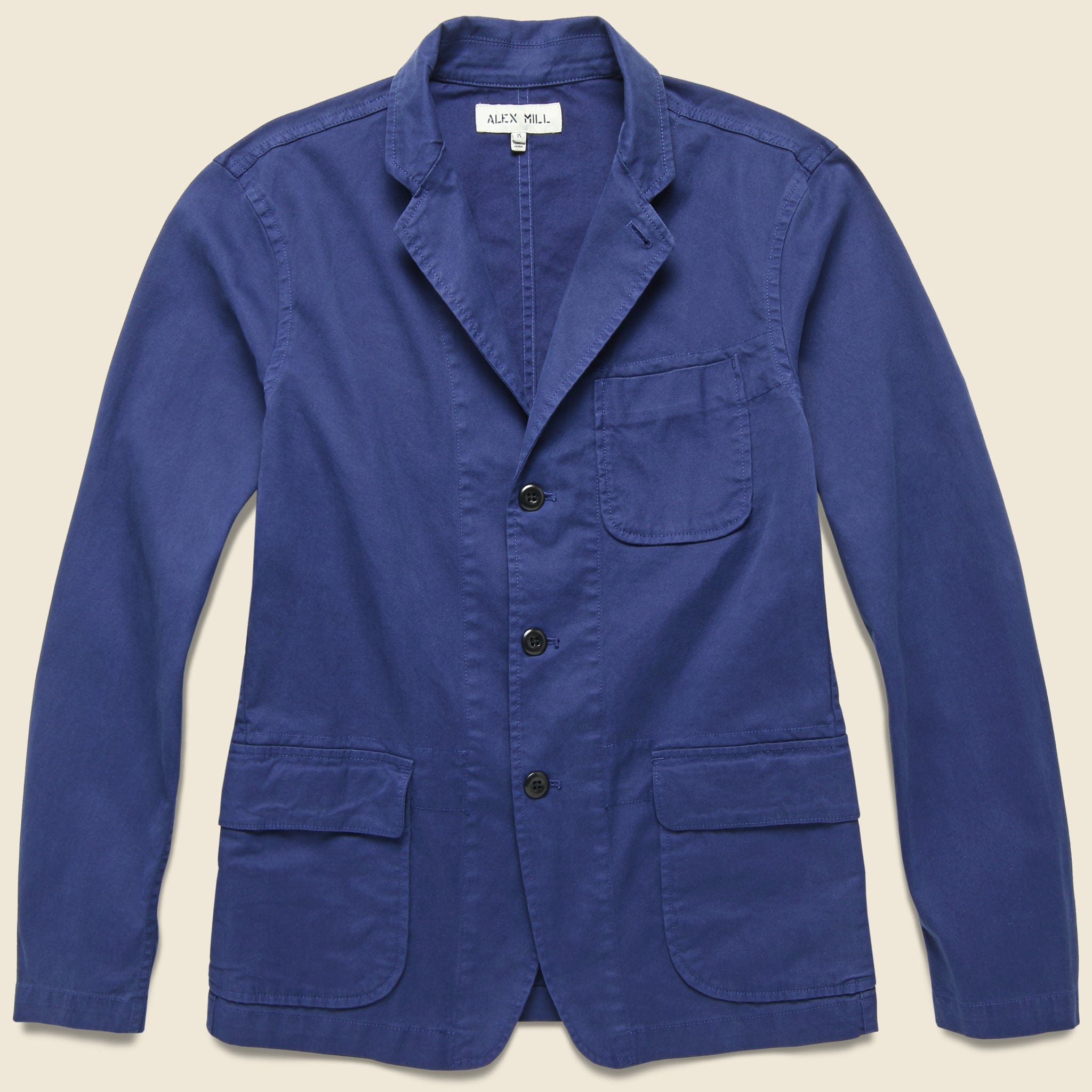 Twill Sack Jacket - Navy - Alex Mill - STAG Provisions - Suiting - Sport Coat