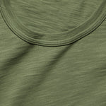 New Standard Slub Crew Tee - Military Green - Alex Mill - STAG Provisions - Tops - L/S Tee